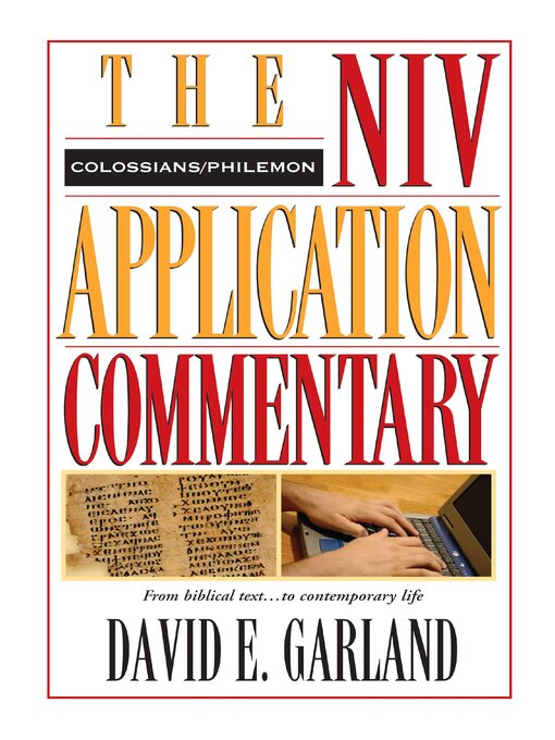 Title details for Colossians, Philemon by David E. Garland - Available